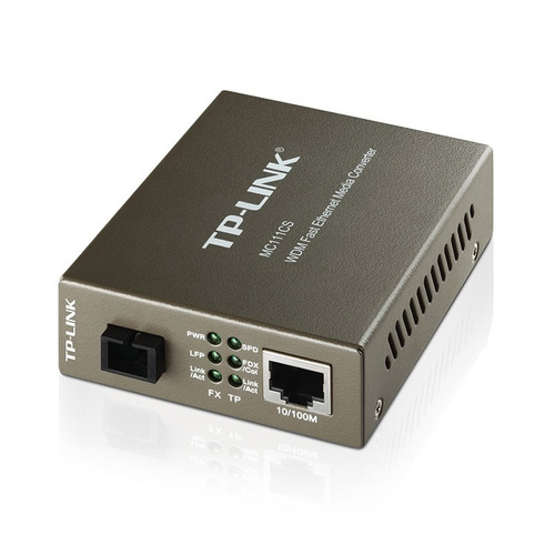 Convertidor Rápido De Medios Fibra Ethernet Tp-link Mc111cs