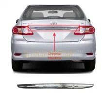 Comprar Platina Cromada Maleta Corolla 2009 2010 2011 2012 2013