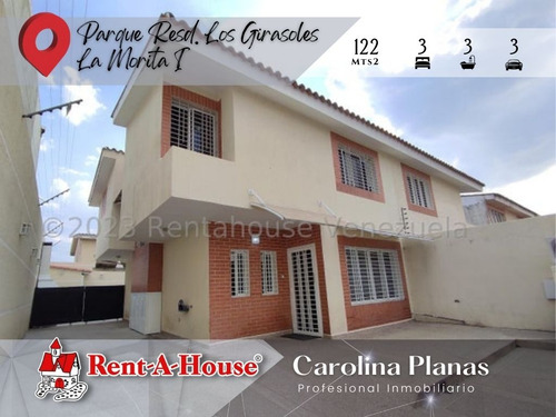 Casa Townhouse En Venta En Maracay, La Morita I Parque Resd. Los Girasoles 23-27729 Cp