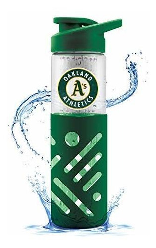 Duck House Mlb Oakland Athletics Botella De Agua De Vidrio C