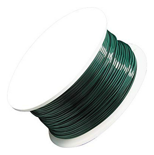 Alambre - 28 Gauge Green Artistic Wire Spool 40 Yards Jewelr