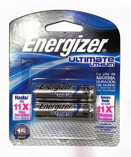 Pilas Baterias Aa Energizer Lithium Camara Fotografica Video