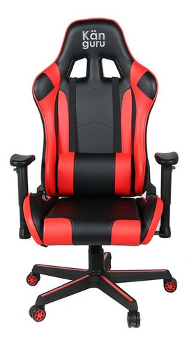 Silla Gamer Känguru K-gx2 Alfa Negra - Rojo