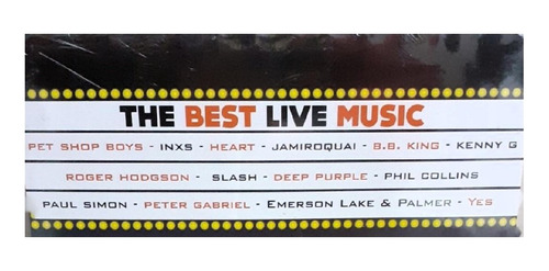 14 Dvd Colección The Best Live Music En Estuche