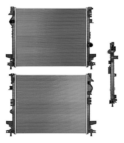 Un Radiador Agua Soldado Polar Edge Std V6 2.7l 2015-2020