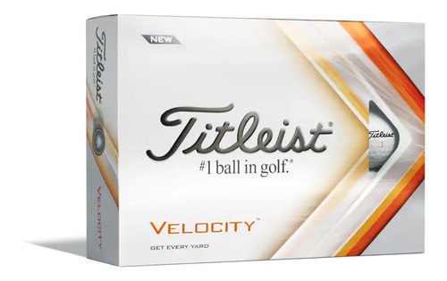 2 Caixas De Bolas Titleist Velocity - Cor Branca