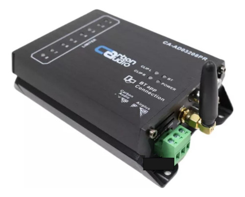 Amplificador Dsp 8 Canales, Ca-ad03208pr Carbon Audio Negro