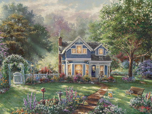 Ceaco - Thomas Kinkade - Inspirations - Springtime Memories 