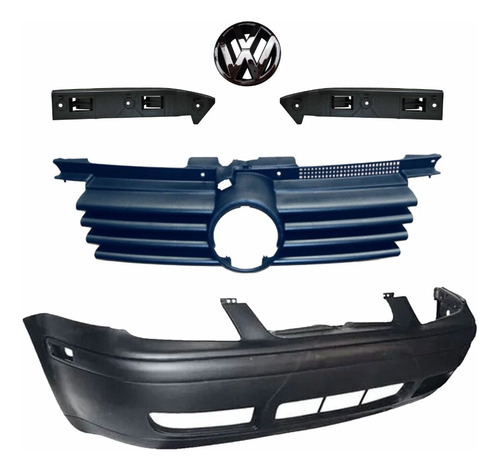 Kit Jetta A4 99-07 Fascia Parrilla Emblema 