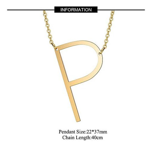 Modagirl Collar Minimalista Personalizado Con Inicial Latera