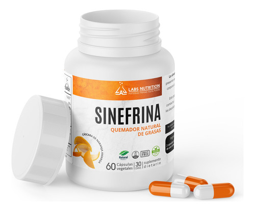 Sinefrina - Quemador De Grasas Natural (60 Capsulas) Sabor Sin Sabor Sin Sabor