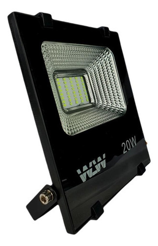 Refletor Holofote Led 20w Smd Bivolt Verde Ambar Cor Da Luz Verde Cor Da Carcaça Preto Voltagem 110v/220v (bivolt