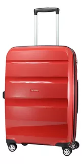 Maleta De Viaje Samsonite Rígida Spin Air Mediana Roja Color Rojo