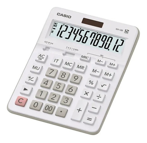 Calculadora Casio De Mesa Gx-12b-we/ 12 Digitos 