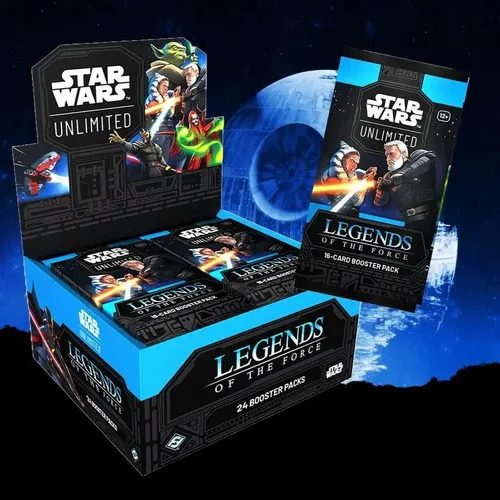 Star Wars TCG Lendas da Força: Deck Qui-Gon Jinn com 50 Cartas