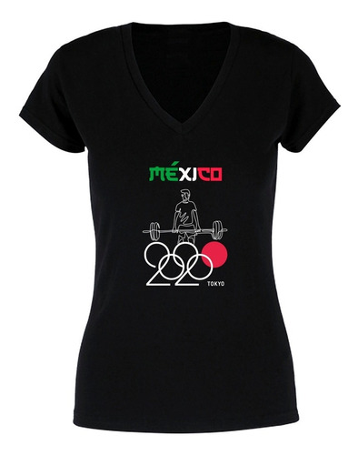 Playera Mujer Olimpiadas México-tokio Mod. D-07