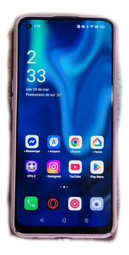 Celular Oppo Reno5 Lite Con Caja 128 Gb Rom 6gb Ram Al 100% Negro (Usado)