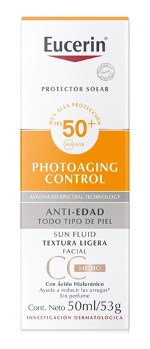 Protector Solar Eucerin F50 Facial Col 407