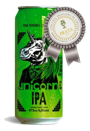 Cerveja artesanal Unicorn IPA lata 473ml 