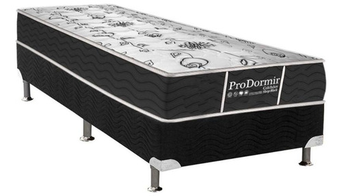 Cama Box Solteiro: Colchão Molas Bonnel Probel Sleep+base