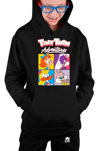 Poleron Estampado Niños Adventure Tiny Toon Colores Varios