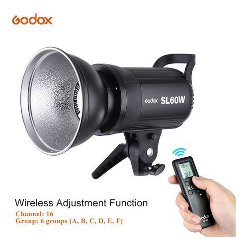 Godox Sl -60w 5600k 60w Led Alto Energía Luz Vídeo Sin Hilos