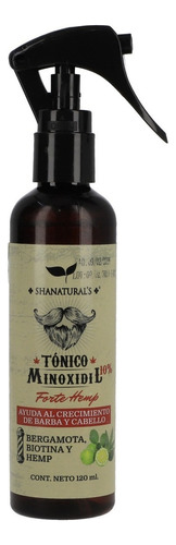 Tonico Bergamota Biotina Minoxidil 10% Hemp 120ml /sar
