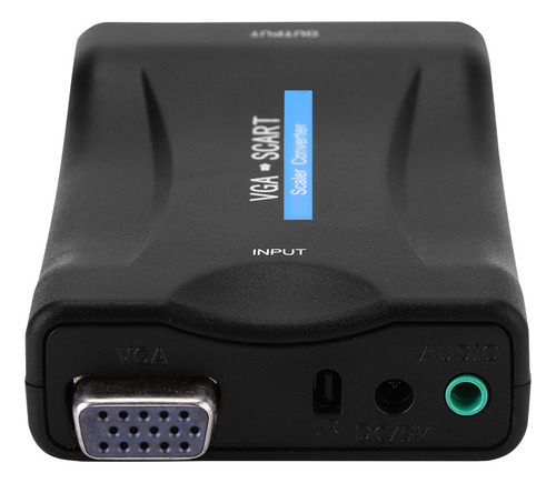 Adaptador Vga A Scart, Conversor De Vídeo Usb Con Mando A Di