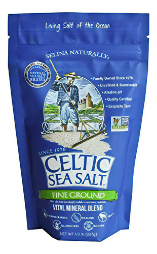 Sal Marina Fina Del Mar Céltico En Bolsa De 8 Oz, 227 Gramos