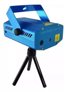 Mini Proyector Laser Bicolor Multipunto Audio Ritmico Tripie