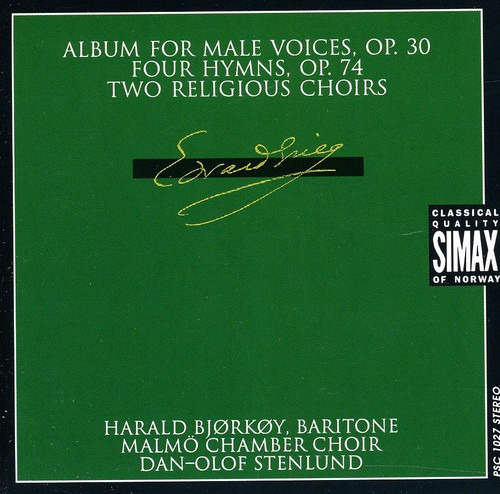 Dan-olof Stenlund; Álbum De E. Grieg Para Voces Masculinas/c