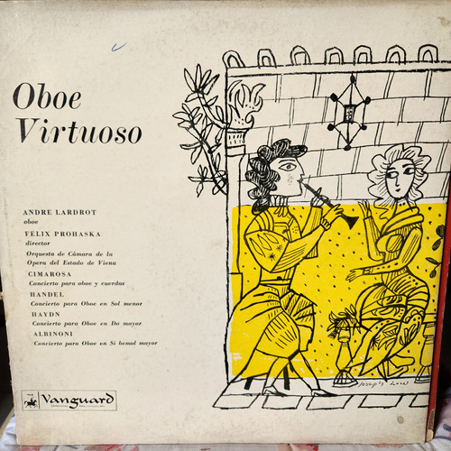 Vinilo Andre Lardrot Oboe F Prohaska Orq Viena Virtuoso Cl1