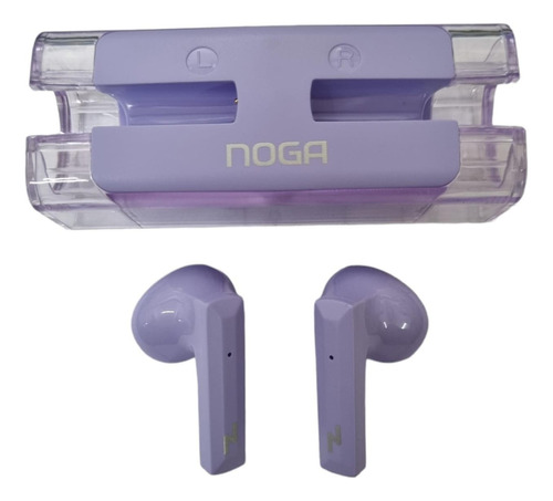 Auriculares Inalámbricos Noga Ng-btwins 36 Bluetooth Color Violeta