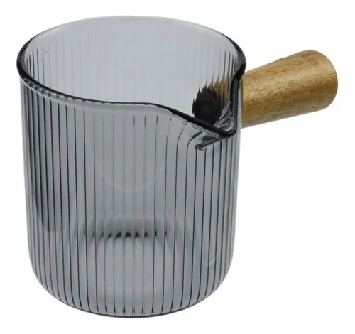 Taza De Café Medidora Espumadora Leche Con Mango 120 Ml