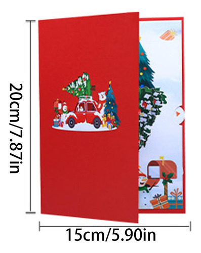 Tarjetas De Navidad 3d Tarjetas De Felicitación Emergentes T