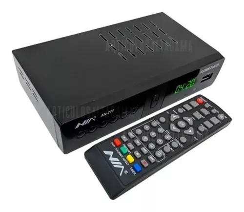 Receptor decodificador de TV digital terrestre para canales de HDTV con HDMI,  RCA y USB - Tecnopura