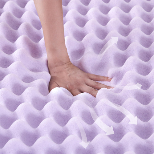 Cubrecolchón Espuma Viscoelástica 5 Cm Lavanda Relajante