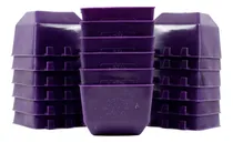 Comprar 50 Bebederos Comederos Cuadrados Morados Gallos Aves