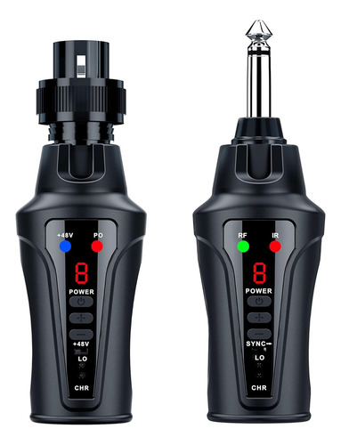 Sistema De Micrófono Inalámbrico Uhf, Adaptador De Micrófono