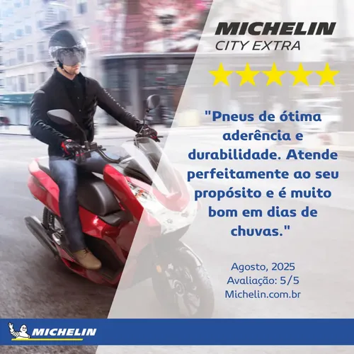 Pneu MICHELIN ANAST F 90/80-16 51S - Pneu été Pour Scooters Et Petites Motos - 6