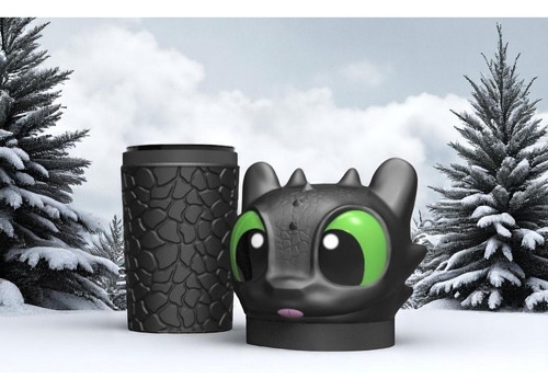 Vaso Chimuelo - Como Entrenar A Tu Dragon - Impresion 3d Chimuelo