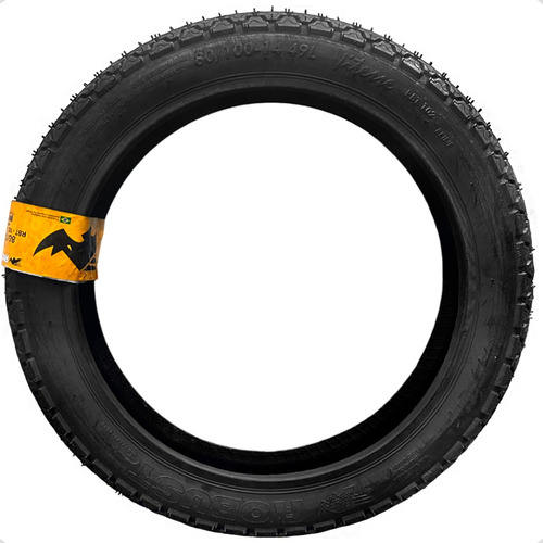 Pneu Traseiro Robust Vitesse Com Câmara Biz E Pop 80/100-14