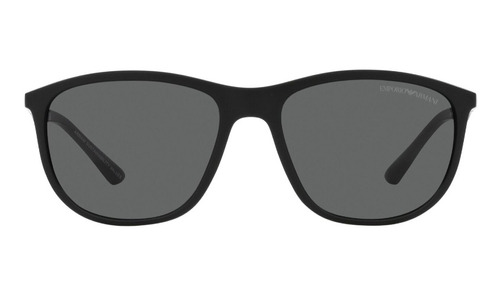 Lentes De Sol Matte Black Emporio Armani