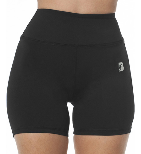 Leggins Fitness Biker Short Mujer Poliester Blacksecretsport