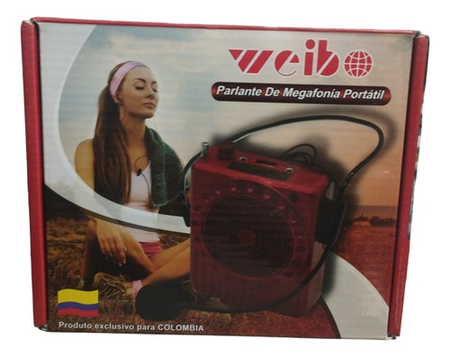 Mini Altavoz Megáfono Recargable Radio Auriculares Micrófono