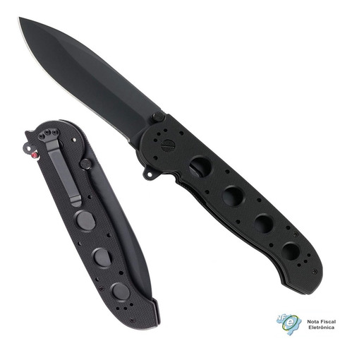 Canivete Tático M21 Cabo G10 Clip Bolso Com 2 Travas C/nota