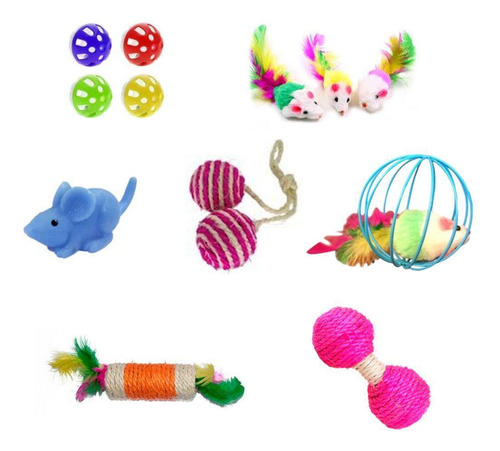 Kit De Brinquedos Interativos Para Gatos