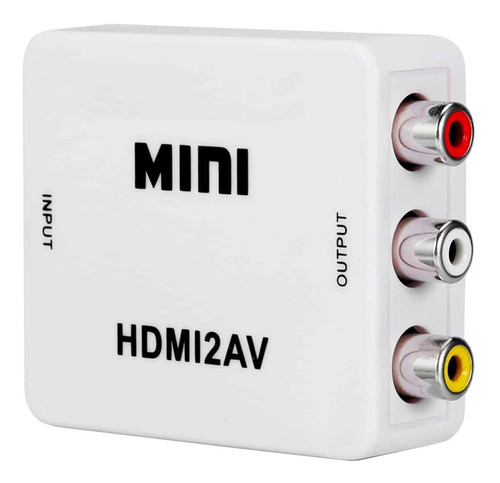 Adaptador Hdmi Hembra A Av 3 Rca Hembra Hdmi2av American Net