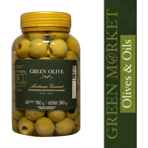 Aceitunas Verdes Descarozadas N°000 X500gr. Green Olive