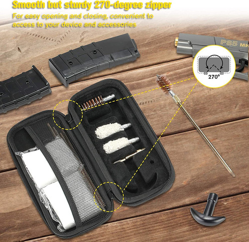 Procase - Kit De Limpieza De Escopetas Para Calibre 12 Y 20,